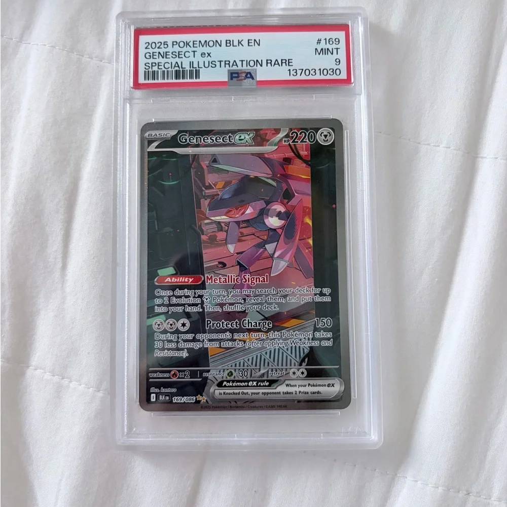 Genesect EX Pokémon Card PSA 9